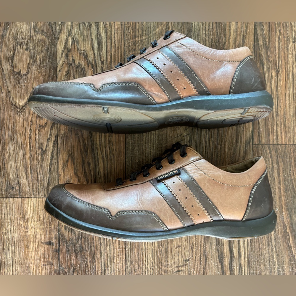 Mephisto Leather Bonito Man’s Lace Up Shoes
Air Jet Brown 11.5 - Picture 10 of 14